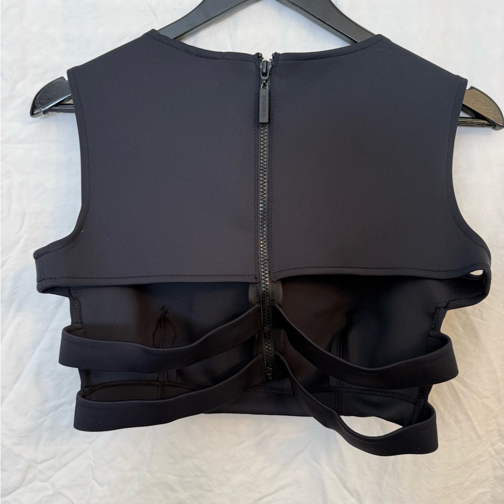 Chromat Black Strappy Crop Top. SOLD OUT